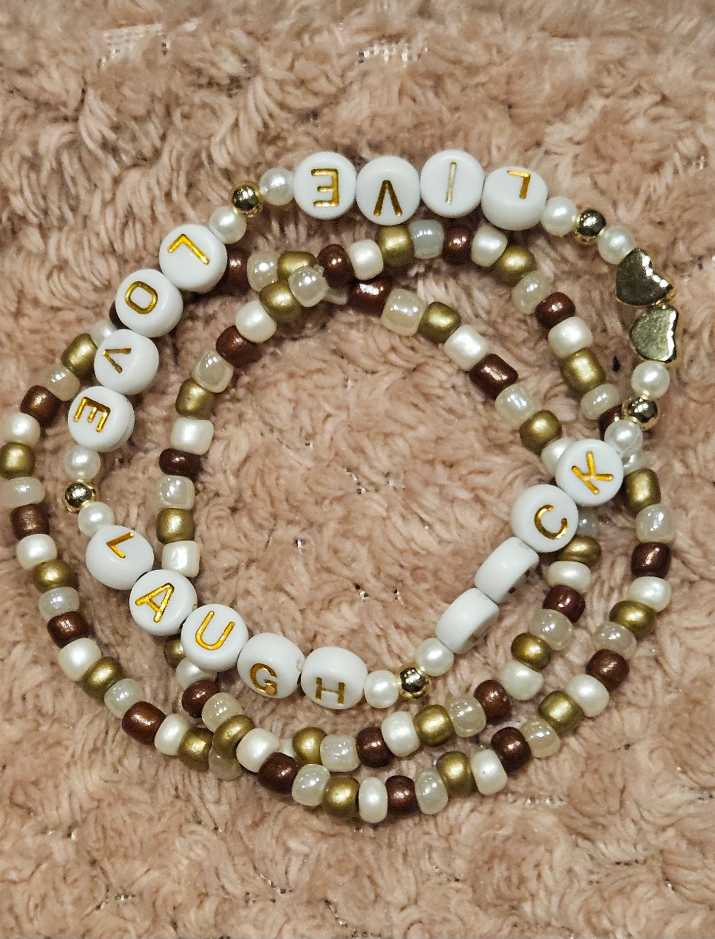 Set 3 armbanden love
