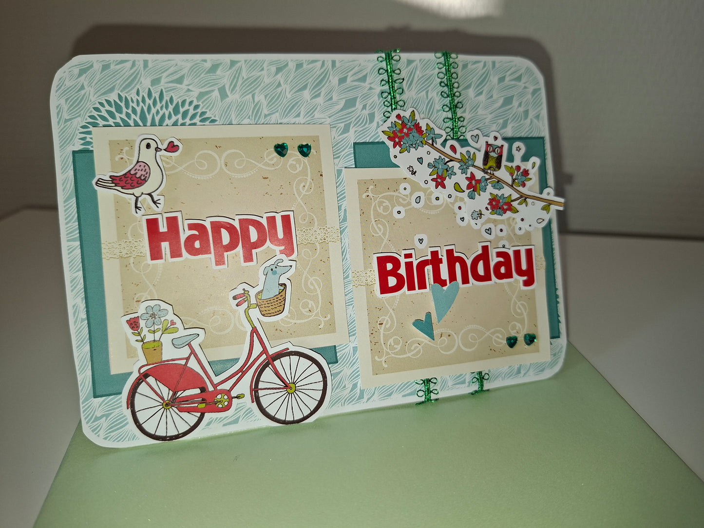 Fiets met bloemen