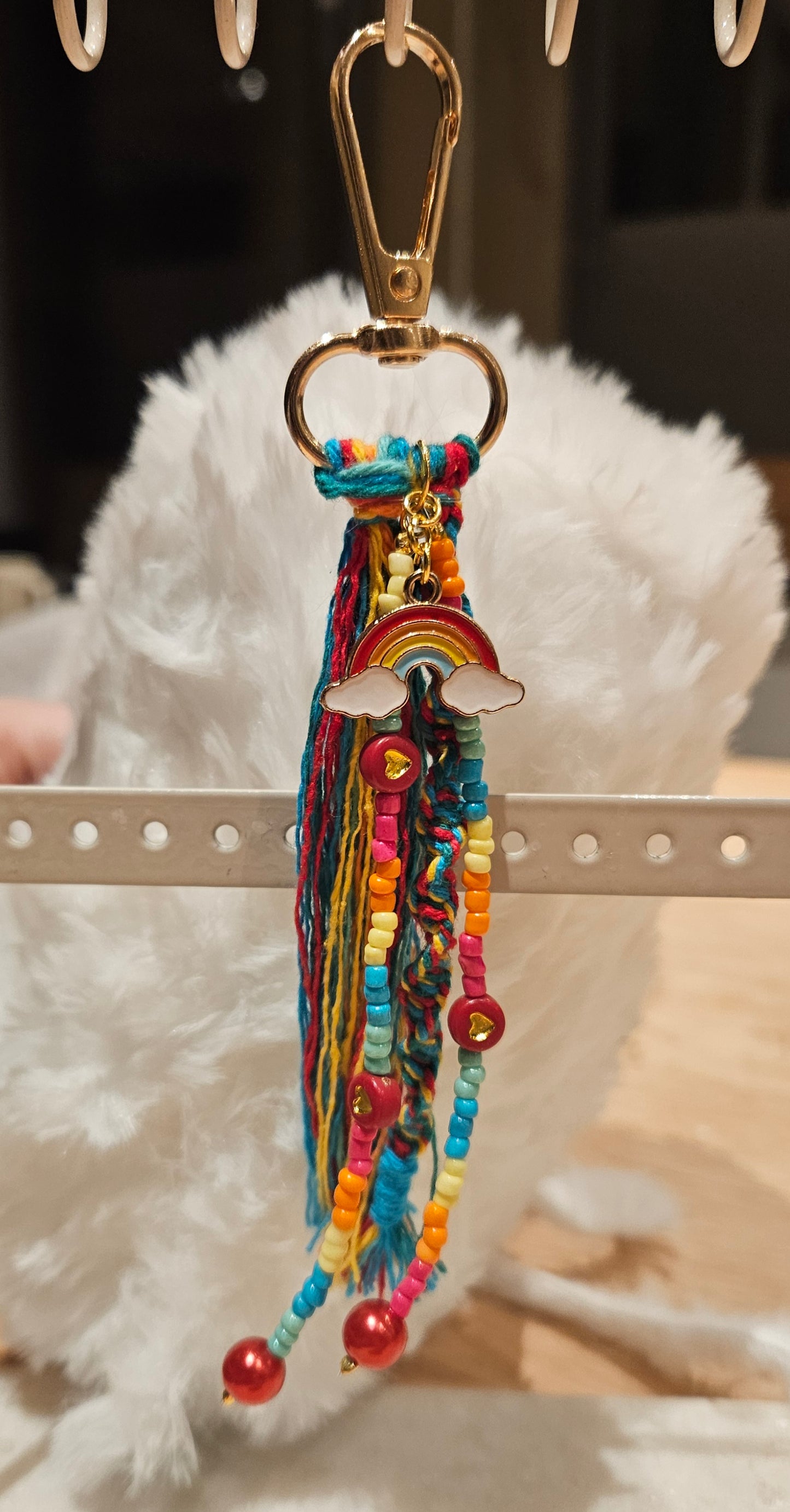 Sleutelhanger - handtasbedel Rainbow