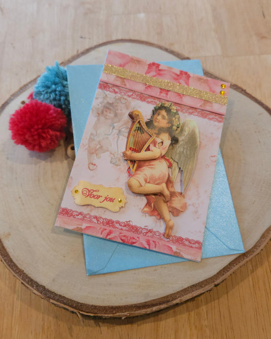 3D kaartje harp