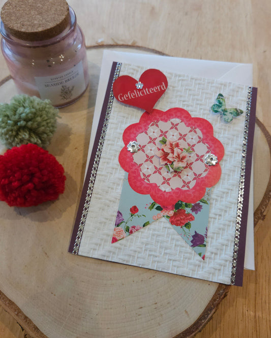 3D kaartje Felicitatie