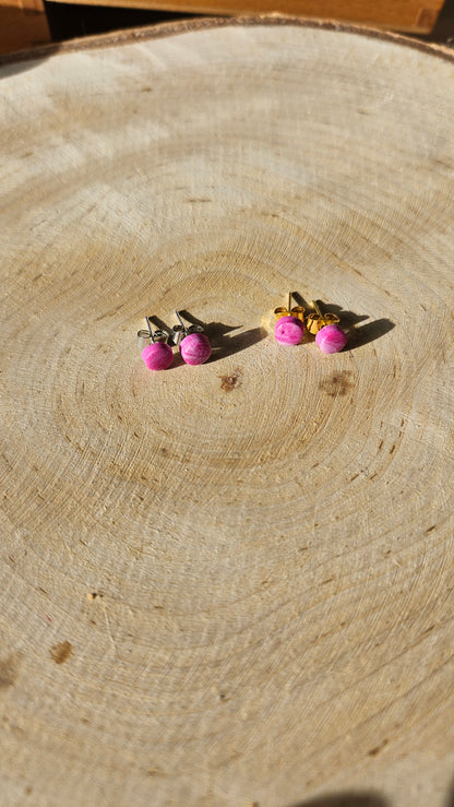Pink buttons