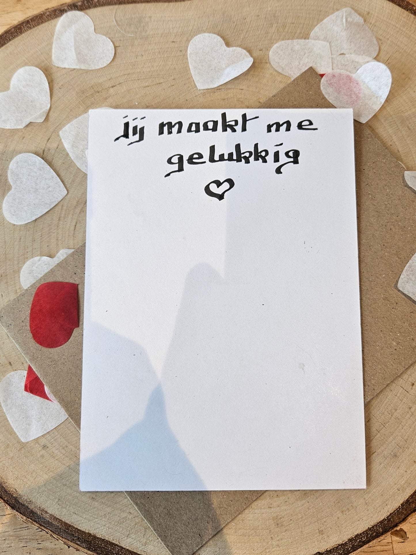 Geïllustreerde wenskaart cup of love