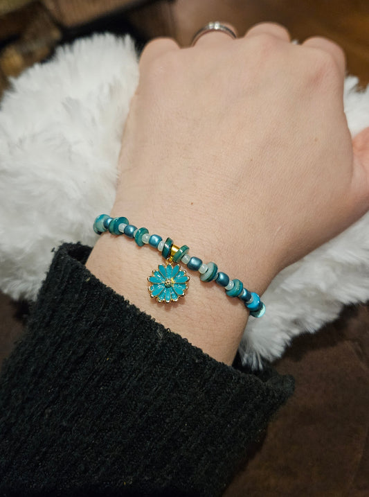 Armband Turquoise Flower
