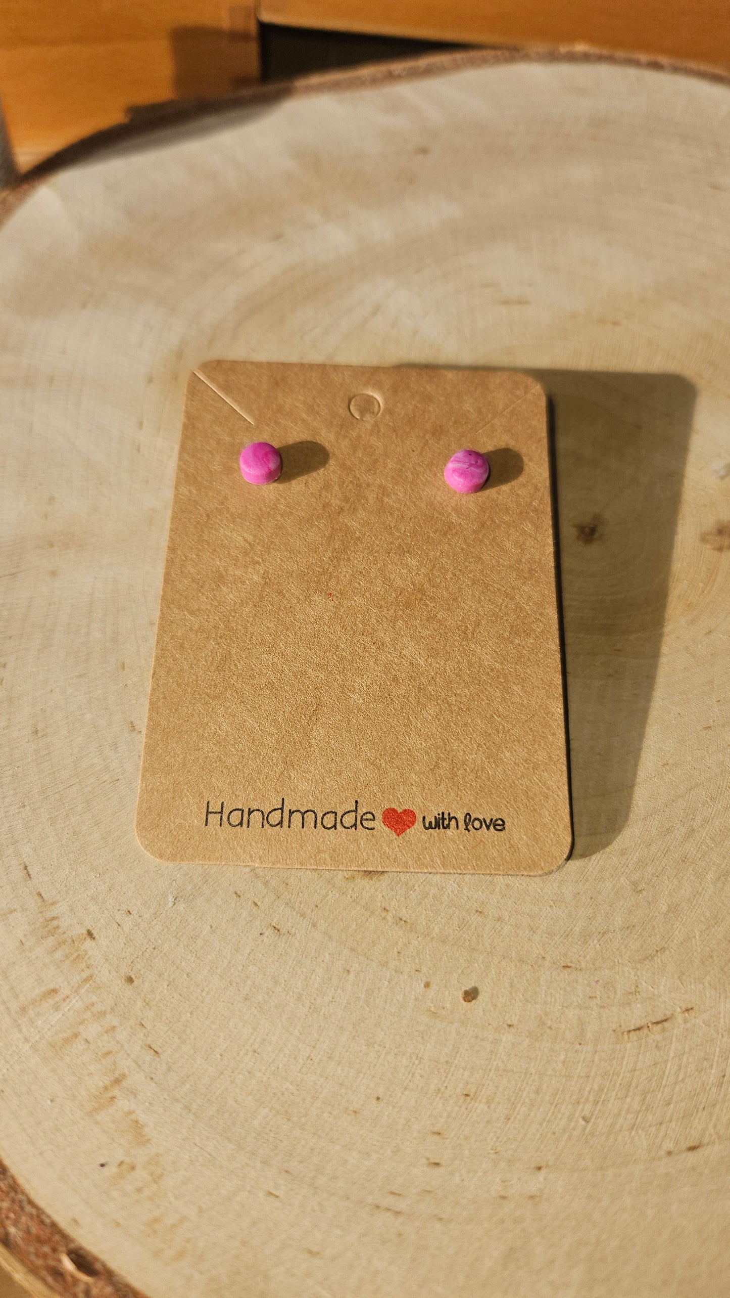 Pink buttons