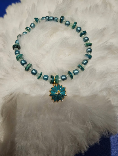 Armband Turquoise Flower