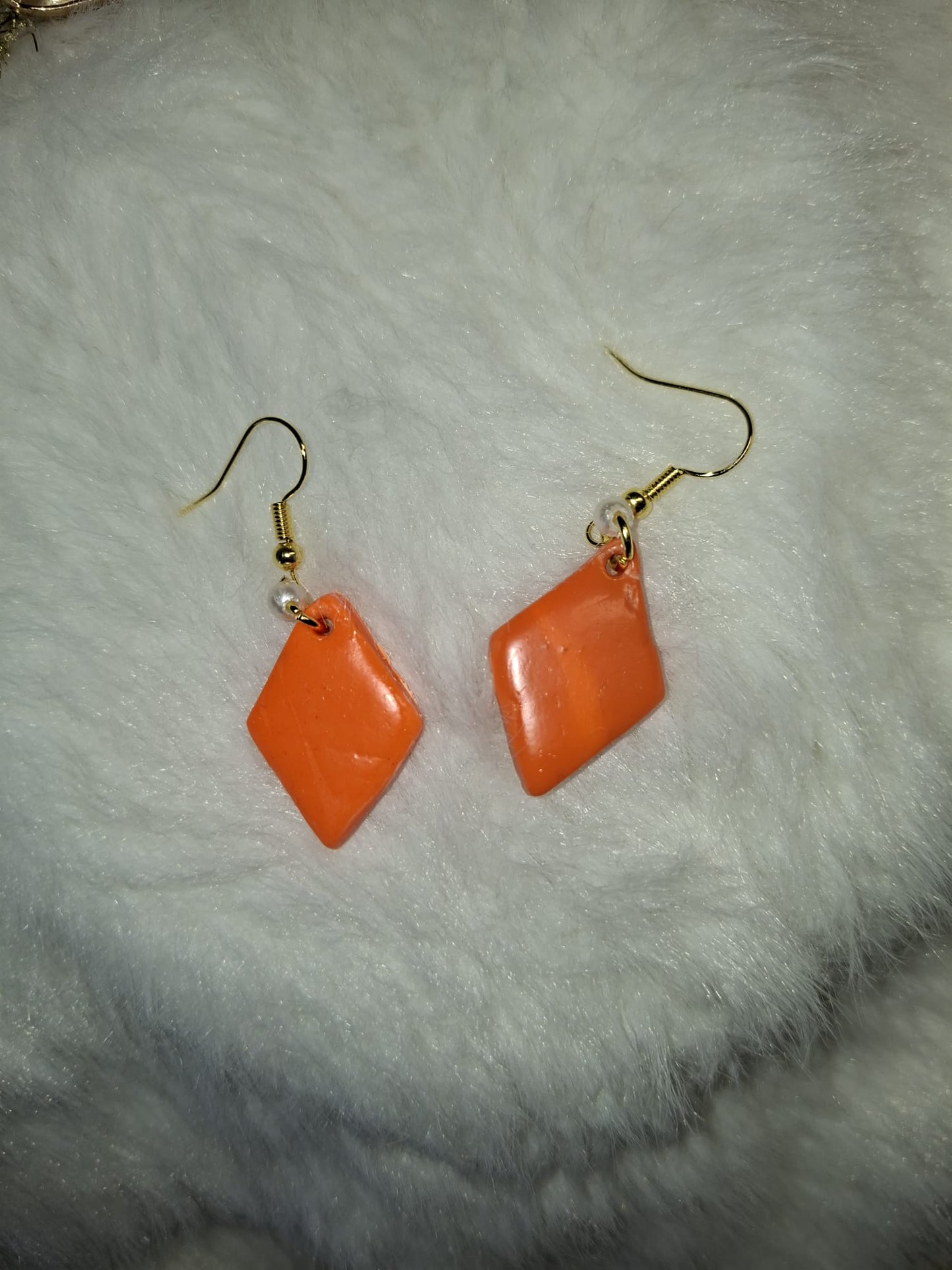 Kleine Oranje ruitjes