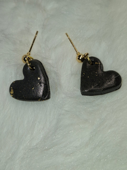 zwart hartje met gouden accent