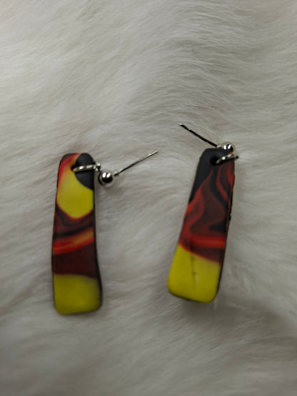 Belgische 3 kleur oorbellen
