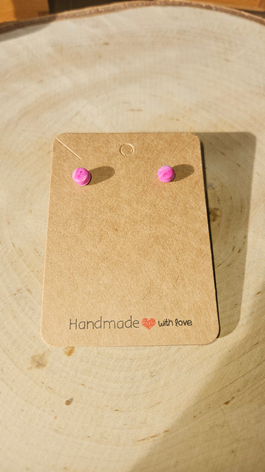 Pink buttons