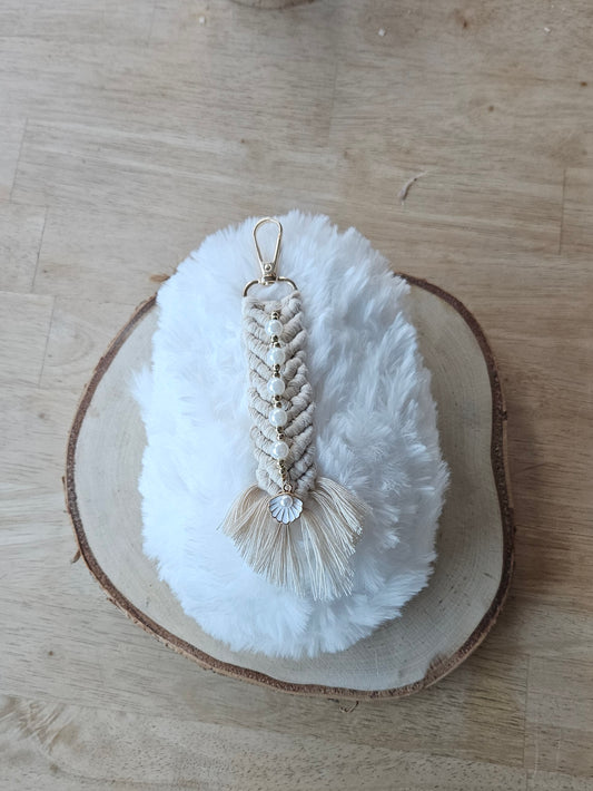 Sleutelhanger - handtasbedel White Sea
