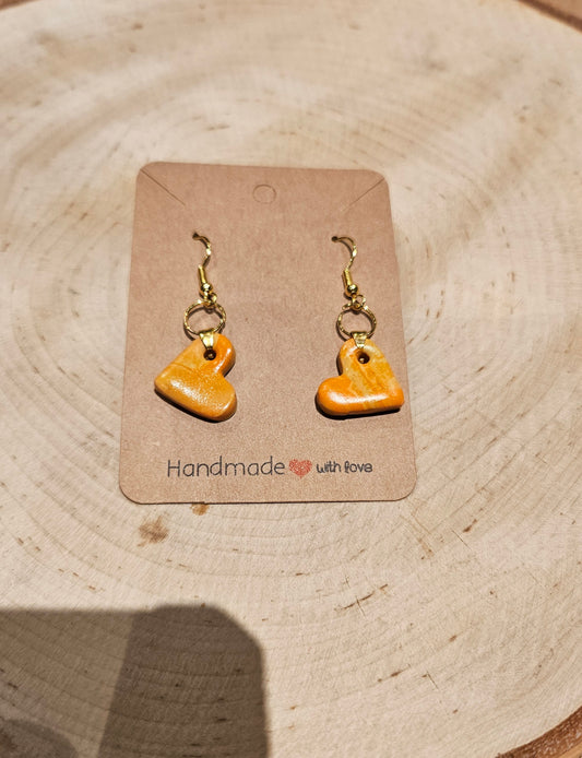 Orange hearts