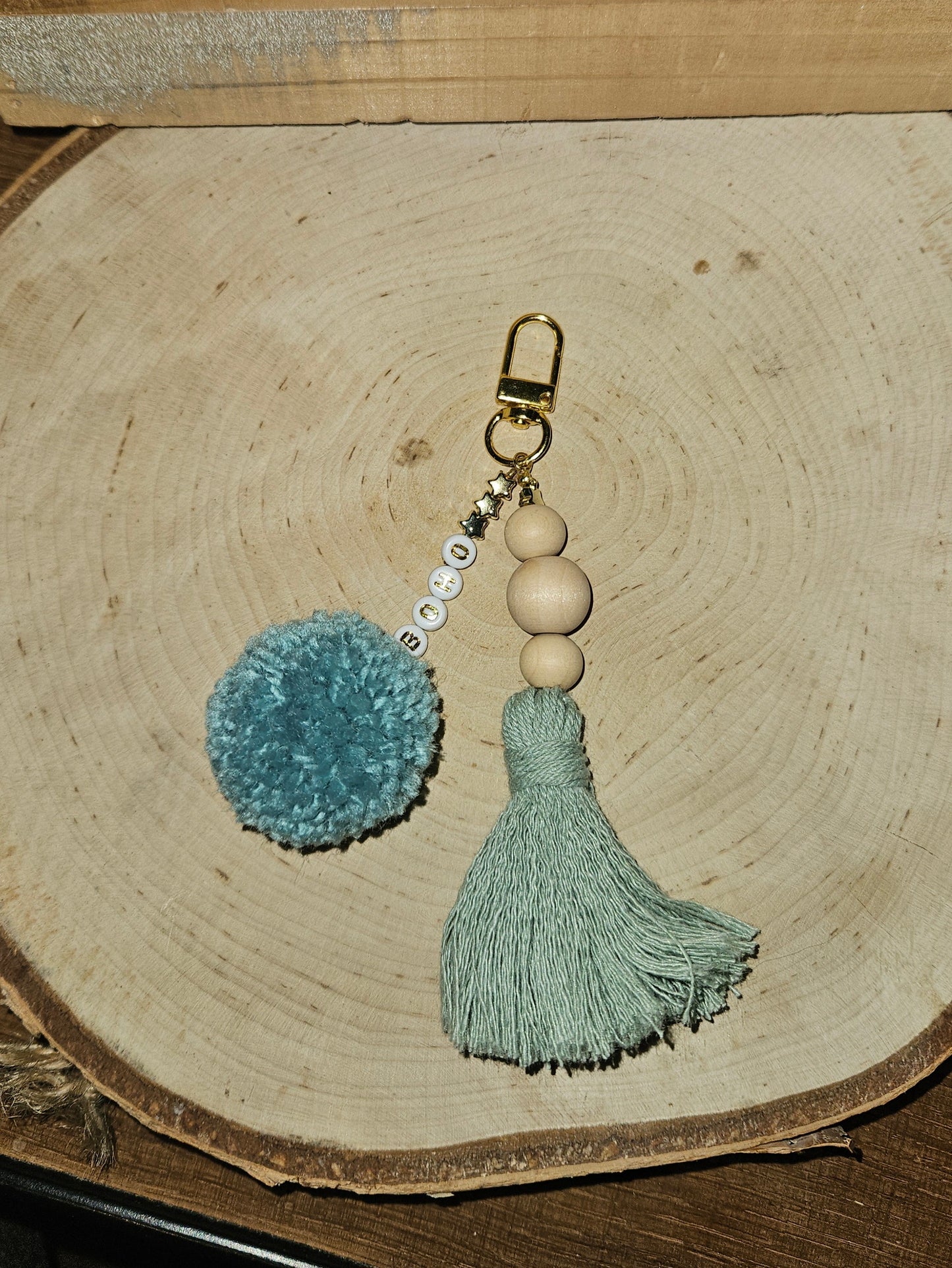Boho sleutelhanger - handtasbedel