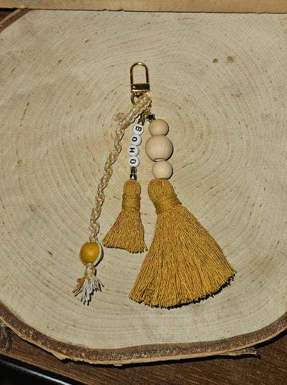 Boho sleutelhanger - handtasbedel