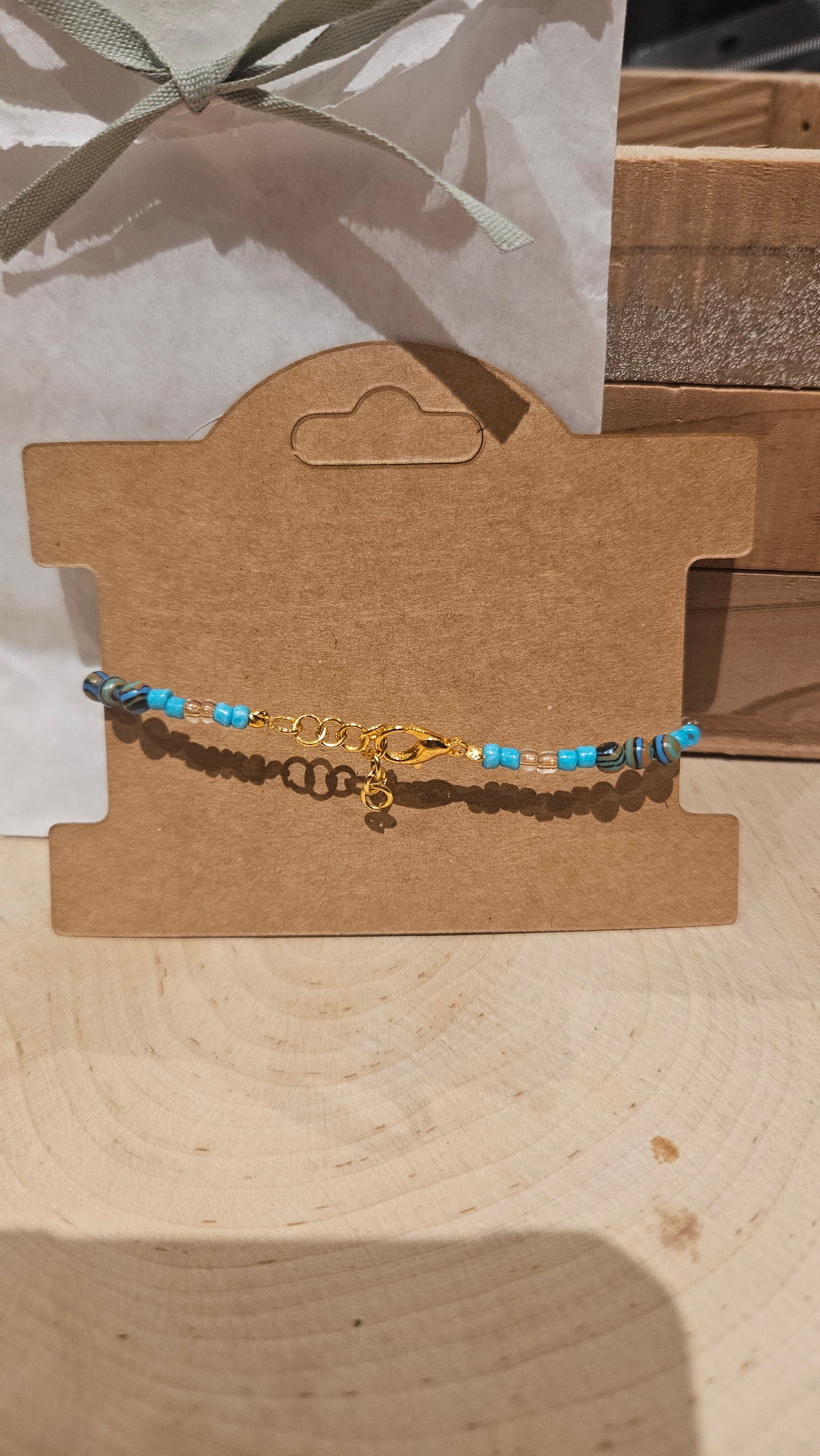 Armband blue malachite