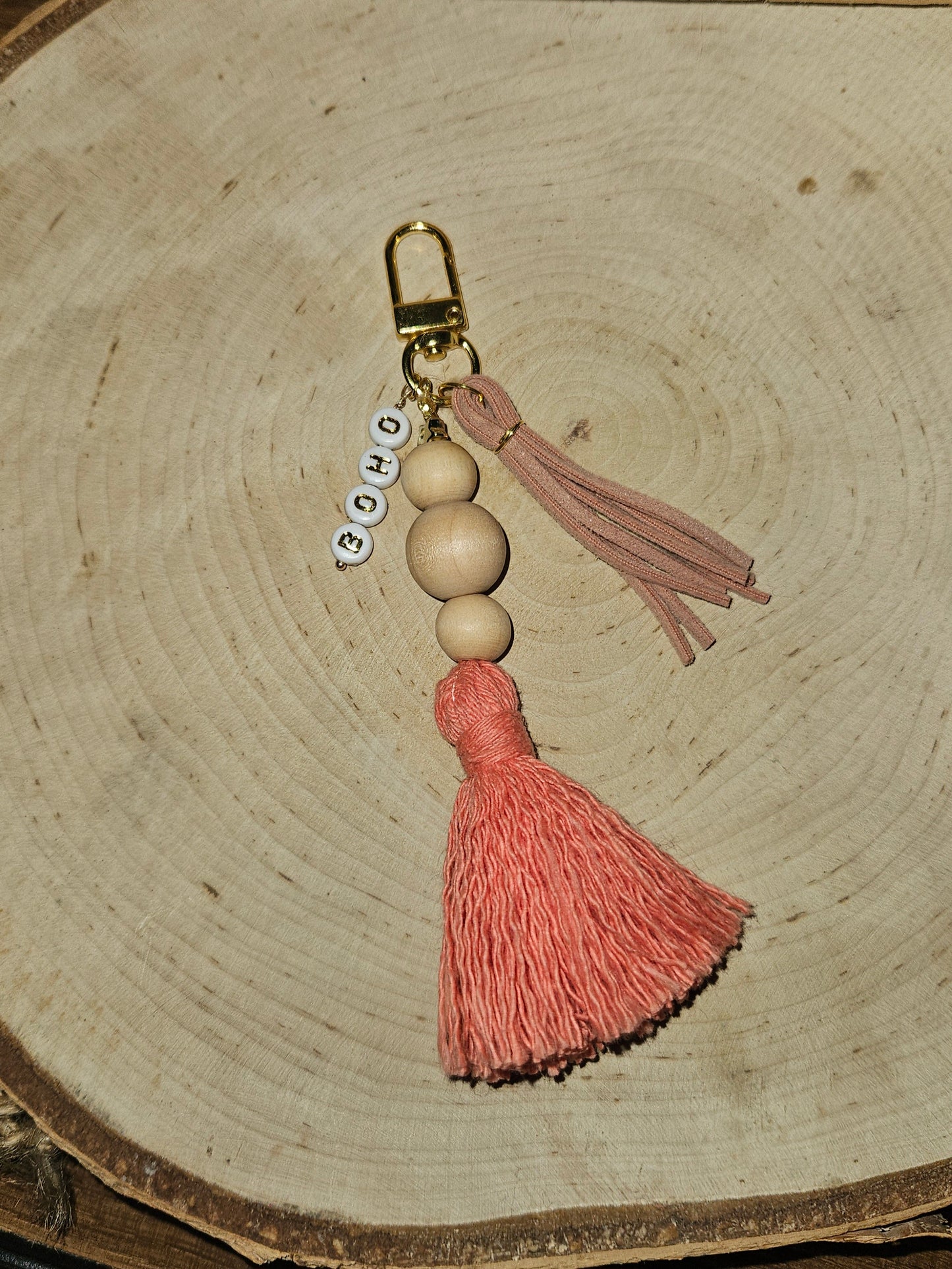 Boho sleutelhanger - handtasbedel