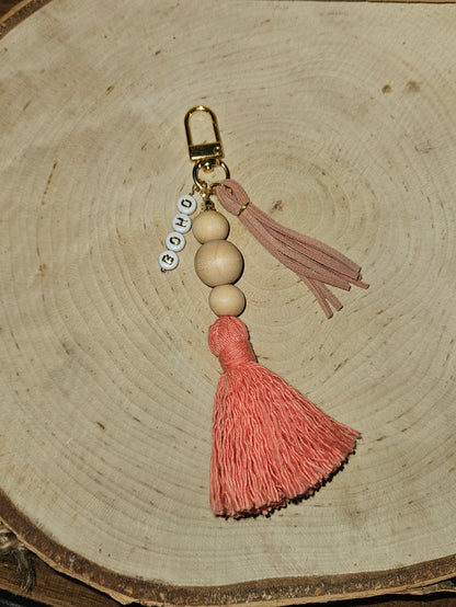Boho sleutelhanger - handtasbedel