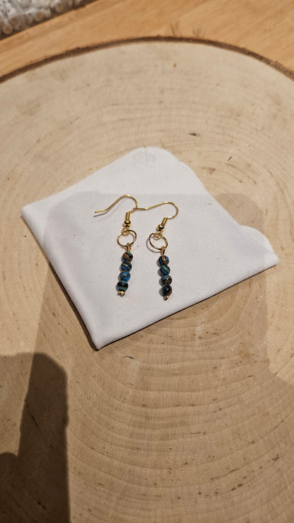 Oorbellen blue earth