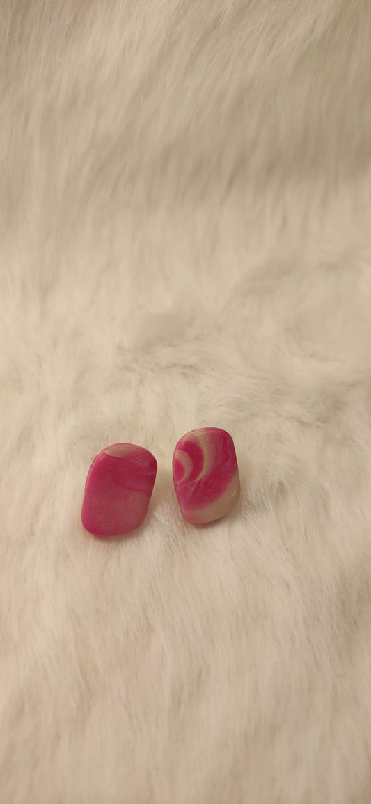 Roze gemarmerde stekertjes