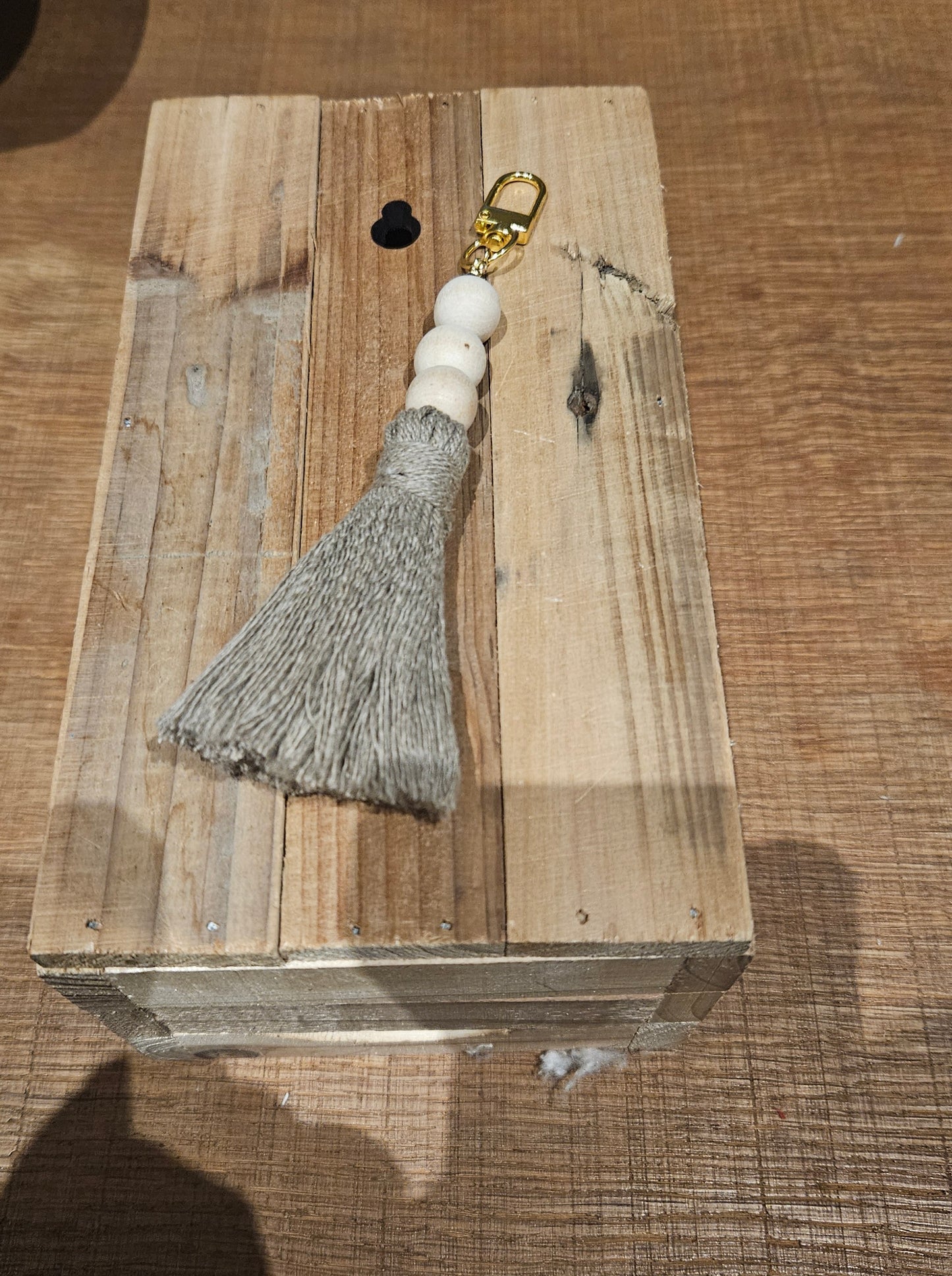 Sleutelhanger/handtasbedel flosje uni