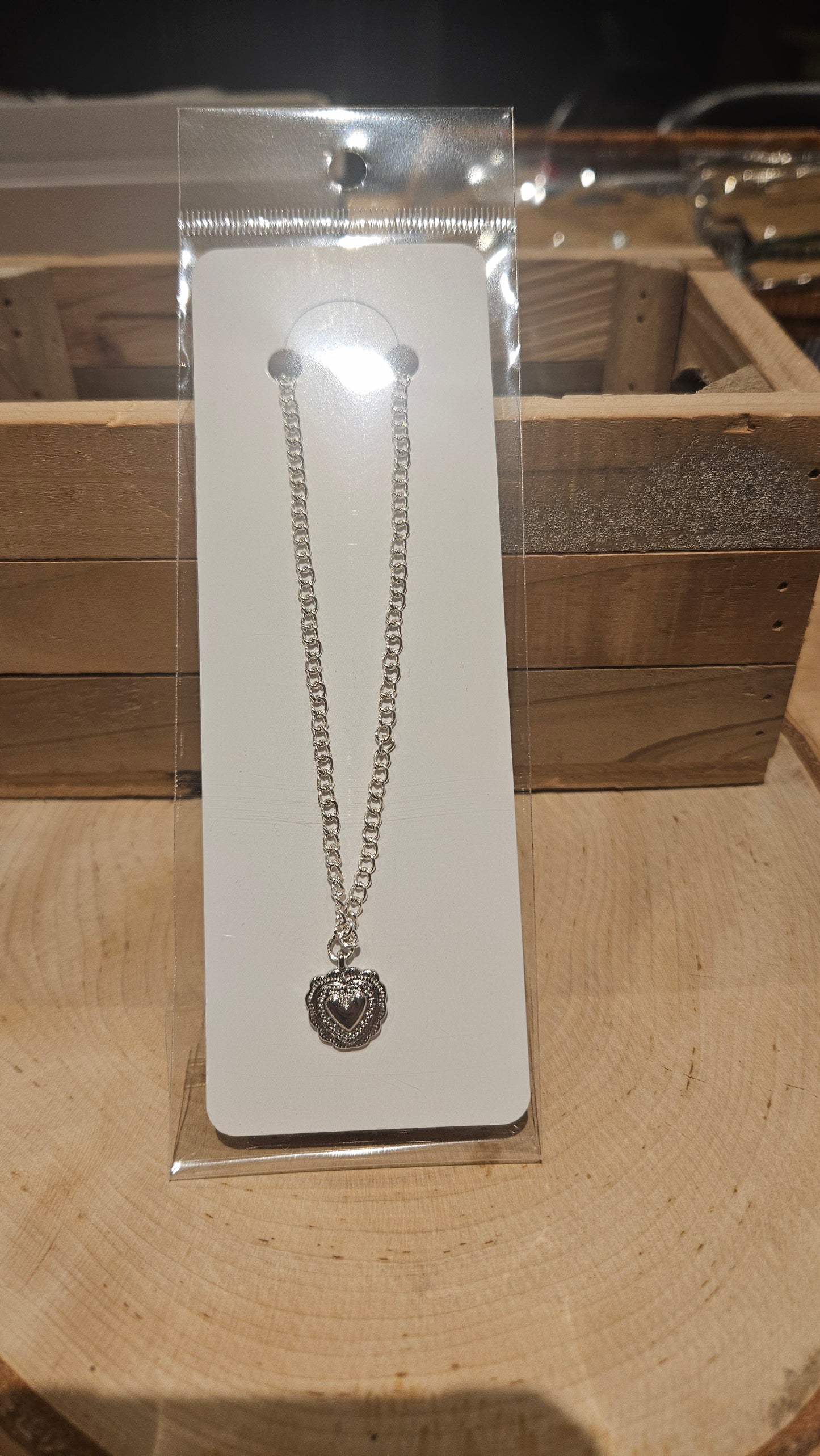Halsketting silver love