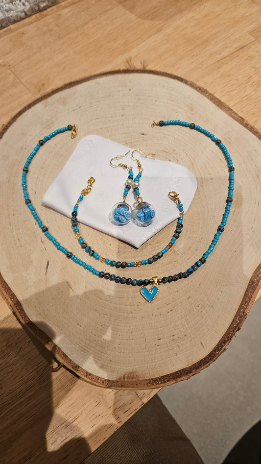 Set juwelen blue love