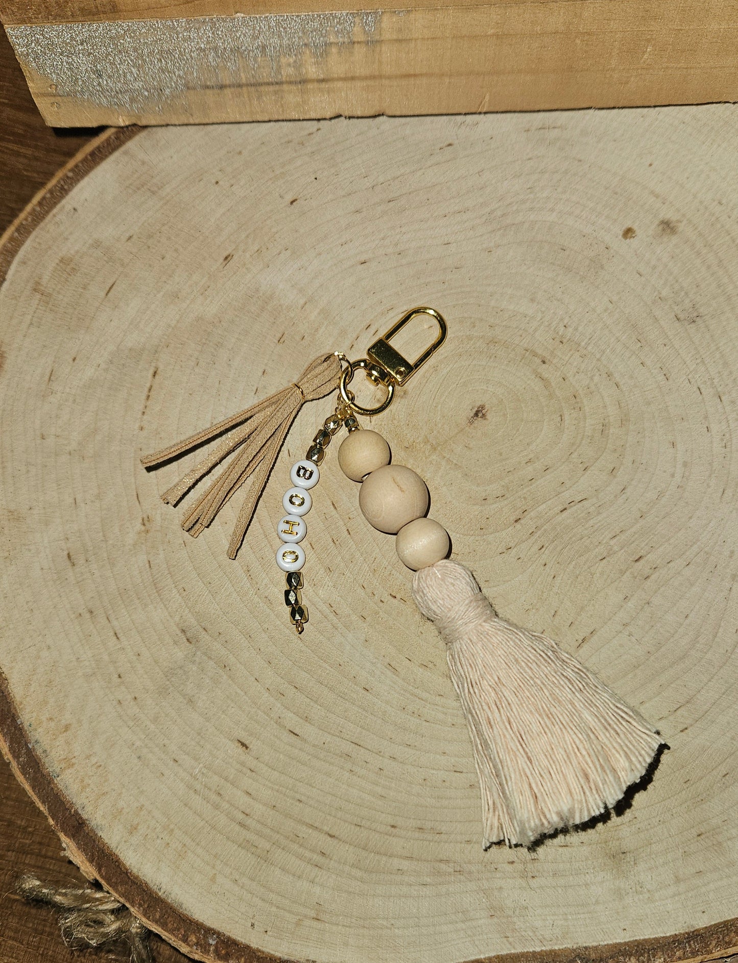 Boho sleutelhanger - handtasbedel