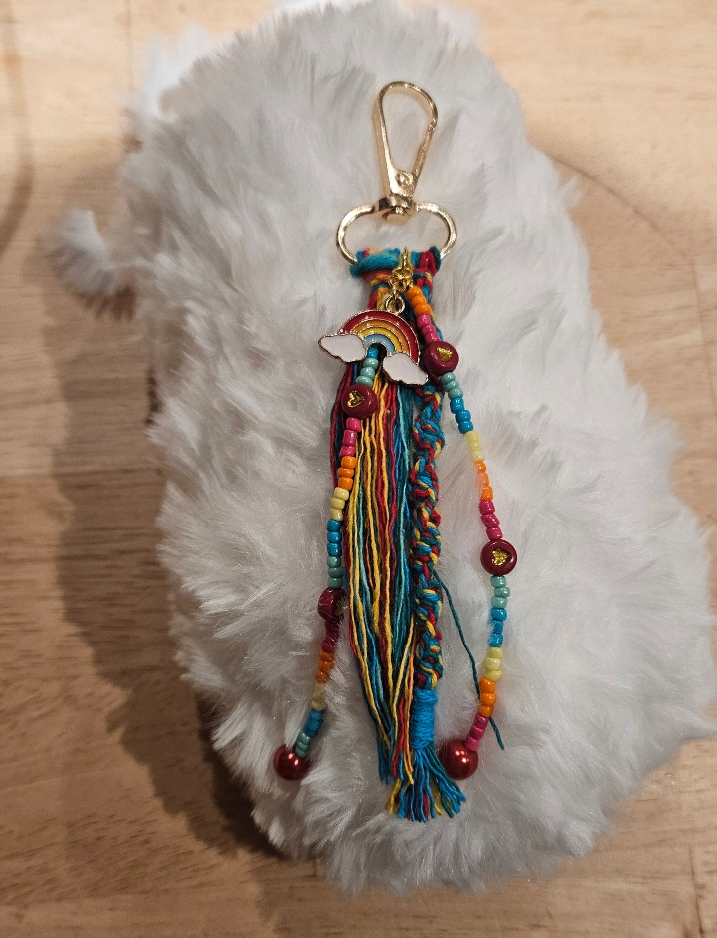 Sleutelhanger - handtasbedel Rainbow