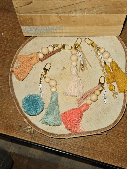 Boho sleutelhanger - handtasbedel